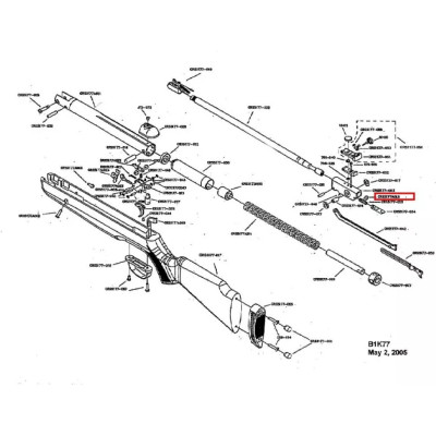 Зацеп ригеля CROSMAN B1K77, R1K77PG